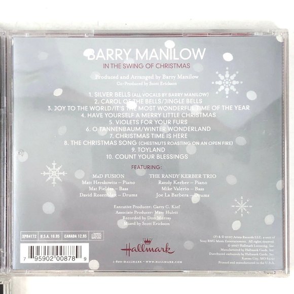 Barry Manilow VIP Passes + 7 CD Lot Ultimate Hits 50s Summer Sinatra Christmas - Picture 9 of 9